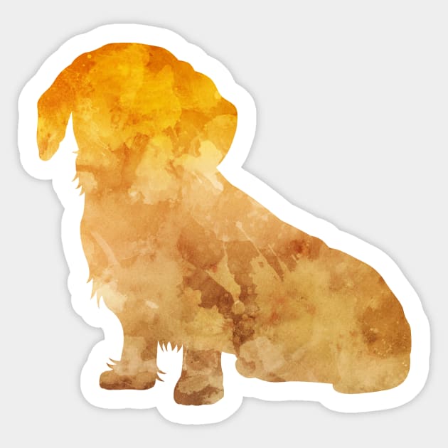 Wirehaired Dachshund - Doxie - Dog Sticker by TheJollyMarten